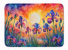Iris in Color Memory Foam Bath/Kitchen Mat product image at NuMercy