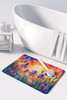 Iris in Color Memory Foam Bath/Kitchen Mat product image at NuMercy 3