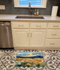 Nevada Sagebrush in Watercolor Memory Foam Bath/Kitchen Mat DAC1684 product image at NuMercy 2