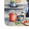 Old English Sheepdog The Chef Memory Foam Bath/Kitchen Mat product image at NuMercy 4