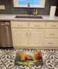 North Carolina Dogwoods in Watercolor Memory Foam Bath/Kitchen Mat DAC1694 product image at NuMercy 2