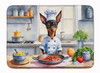 Miniature Pinscher The Chef Memory Foam Bath/Kitchen Mat product image at NuMercy