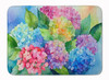 Hydrangeas in Watercolor Memory Foam Bath/Kitchen Mat DAC1577 product image at NuMercy