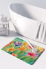 Lilies in Watercolor Memory Foam Bath/Kitchen Mat DAC1586 product image at NuMercy 3