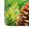 Maine White Pine Cone and Tassels in Watercolor Memory Foam Bath/Kitchen Mat DAC1664 product image at NuMercy 4
