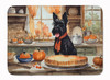 Scottish Terrier Fall Kitchen Pumpkins Memory Foam Bath/Kitchen Mat DAC1810 product image at NuMercy