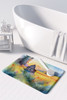 Montana Bitterroot in Watercolor Memory Foam Bath/Kitchen Mat DAC1679 product image at NuMercy 3