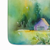 Idaho Syringa in Watercolor Memory Foam Bath/Kitchen Mat DAC1646 product image at NuMercy 4