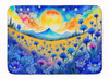 Blue Cornflowers in Color Memory Foam Bath/Kitchen Mat product image at NuMercy