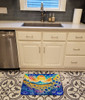 Blue Cornflowers in Color Memory Foam Bath/Kitchen Mat product image at NuMercy 2