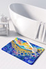 Blue Cornflowers in Color Memory Foam Bath/Kitchen Mat product image at NuMercy 3
