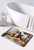 Saint Bernard Fall Kitchen Pumpkins Memory Foam Bath/Kitchen Mat product image at NuMercy 3