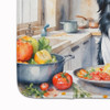 Border Collie The Chef Memory Foam Bath/Kitchen Mat product image at NuMercy 4