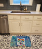 American Eskimo Hippie Dawg Memory Foam Bath/Kitchen Mat product image at NuMercy 2