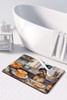 Border Terrier Fall Kitchen Pumpkins Memory Foam Bath/Kitchen Mat DAC1745 product image at NuMercy 3