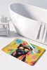 Scottish Terrier Hippie Dawg Memory Foam Bath/Kitchen Mat DAC2558 product image at NuMercy 3