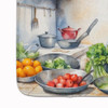 Bearded Collie The Chef Memory Foam Bath/Kitchen Mat product image at NuMercy 4