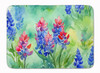 Texas Bluebonnets in Watercolor Memory Foam Bath/Kitchen Mat DAC1709 product image at NuMercy