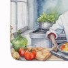 American Hairless Terrier The Chef Memory Foam Bath/Kitchen Mat product image at NuMercy 4