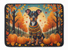 Miniature Pinscher Fall Memory Foam Bath/Kitchen Mat product image at NuMercy