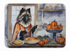 Keeshond Fall Kitchen Pumpkins Memory Foam Bath/Kitchen Mat product image at NuMercy