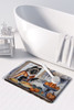 Keeshond Fall Kitchen Pumpkins Memory Foam Bath/Kitchen Mat product image at NuMercy 3