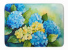 Hydrangeas in Watercolor Memory Foam Bath/Kitchen Mat DAC1578 product image at NuMercy