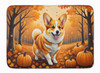 Corgi Fall Memory Foam Bath/Kitchen Mat product image at NuMercy