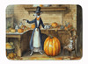 Italian Greyhound Fall Kitchen Pumpkins Memory Foam Bath/Kitchen Mat product image at NuMercy