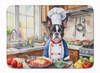 Boston Terrier The Chef Memory Foam Bath/Kitchen Mat DAC6216 product image at NuMercy