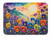 Pansies in Color Memory Foam Bath/Kitchen Mat product image at NuMercy