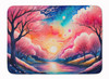Cherry Blossom in Color Memory Foam Bath/Kitchen Mat product image at NuMercy