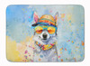 Alaskan Klee Kai Hippie Dawg Memory Foam Bath/Kitchen Mat product image at NuMercy