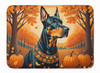 Doberman Pinscher Fall Memory Foam Bath/Kitchen Mat product image at NuMercy