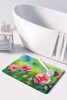 Iowa Wild Prairie Roses in Watercolor Memory Foam Bath/Kitchen Mat DAC1651 product image at NuMercy 3