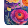 Ranunculus in Color Memory Foam Bath/Kitchen Mat product image at NuMercy 4