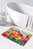 Ohio Scarlet Carnations in Watercolor Memory Foam Bath/Kitchen Mat DAC1697 product image at NuMercy 3