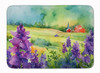 New Jersey Violet in Watercolor Memory Foam Bath/Kitchen Mat DAC1688 product image at NuMercy