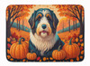 Bearded Collie Fall Memory Foam Bath/Kitchen Mat product image at NuMercy