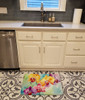Orchids in Watercolor Memory Foam Bath/Kitchen Mat DAC1599 product image at NuMercy 2