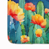 Arizona Saguaro Cactus Blossom in Watercolor Memory Foam Bath/Kitchen Mat DAC1626 product image at NuMercy 4