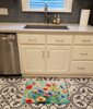 Anemones in Watercolor Memory Foam Bath/Kitchen Mat DAC1546 product image at NuMercy 2