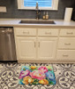 Peonies in Watercolor Memory Foam Bath/Kitchen Mat DAC1597 product image at NuMercy 2