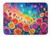 Roses in Color Memory Foam Bath/Kitchen Mat product image at NuMercy