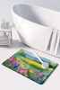 Massachusetts Mayflowers in Watercolor Memory Foam Bath/Kitchen Mat DAC1670 product image at NuMercy 3