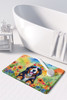 Bernese Mountain Dog Hippie Dawg Memory Foam Bath/Kitchen Mat DAC2458 product image at NuMercy 3