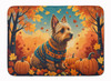 Australian Terrier Terrier Fall Memory Foam Bath/Kitchen Mat product image at NuMercy