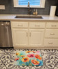 Gerbera Daisies in Watercolor Memory Foam Bath/Kitchen Mat DAC1570 product image at NuMercy 2