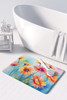 Gerbera Daisies in Watercolor Memory Foam Bath/Kitchen Mat DAC1570 product image at NuMercy 3