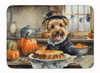Lakeland Terrier Fall Kitchen Pumpkins Memory Foam Bath/Kitchen Mat product image at NuMercy